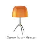 GobekUsa Lumiere Glass Table Lamp - Modern LED Desk Light for Bedroom and Living Room
