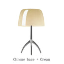 GobekUsa Lumiere Piccola Chrome Table Lamp Simple Bedroom Bedside Coffee Tables LED Light