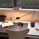 GobekUsa Lumina Adjustable Long Arm Floor Lamp - Industrial Design for Reading and Study Room
