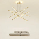 GobekUsa Luminous Ceiling Plate Chandelier: Modern Aluminum LED Light for Living Room Dining Table