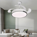 GobekUsa Luminous LED Fandelier Fan Invisible Ceiling Retractable Blades Remote Control