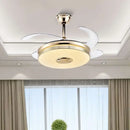GobekUsa Luminous Light Ceiling Fan with Bluetooth Speaker Remote Control