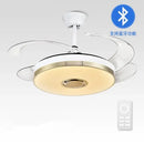 GobekUsa Luminous Light Ceiling Fan with Bluetooth Speaker Remote Control