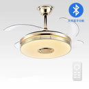 GobekUsa Luminous Light Ceiling Fan with Bluetooth Speaker Remote Control