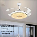 GobekUsa Luminous Light Ceiling Fan with Bluetooth Speaker Remote Control