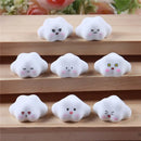 Luminous resin cactus miniatures colorful pig figurines for bedroom by Decorbites
