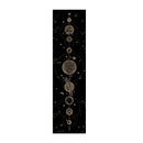 Psychedelic black & white lunar eclipse moon phase tapestry bedroom art by Decorbites