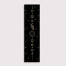 Psychedelic black & white lunar eclipse moon phase tapestry bedroom art by Decorbites