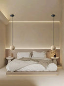 GobekUsa Lunar Stone Pendant Chandelier - Small Bedroom Home Decor Lighting