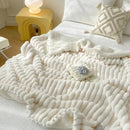 GobekUsa Luxe Faux Rabbit & Lamb's Wool Weighted Blanket for Cozy Autumn Winter Warmth