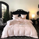 GobekUsa Luxe Floral Bird Embroidery 1000TC Egyptian Cotton Bedding Set