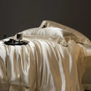 GobekUsa Luxe French Lace Edge Bedding Set: Silky Lyocell Cotton Duvet Cover, Sheet & Pillowcases
