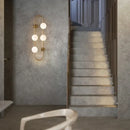 GobekUsa Luxe Glass Ball LED Wall Sconce for Modern Bedroom and Living Room
