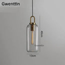 GobekUsa Luxe Glass Ball Pendant Lights: LED Nordic Hanging Lamp for Home Art Decor