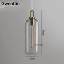 GobekUsa Luxe Glass Ball Pendant Lights: LED Nordic Hanging Lamp for Home Art Decor