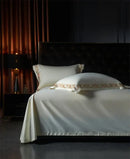 GobekUsa Luxe Gold Embroidery 1400TC Egyptian Cotton Queen King Bedding Set