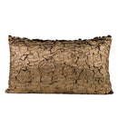 GobekUsa Luxe Gold Foil Fabric Texture Waist Cushion Cover 30x50cm