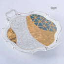 GobekUsa Luxe Gold Inlay Bone China Coffee Set: Teapot, Cup, Sugar Bowl, Creamer, Mug