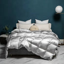 GobekUsa Luxe Goose/Duck Down Quilt: Fluffy Cozy Warmth, Queen King Size