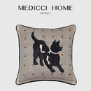 GobekUsa Luxe Greyhound Decorative Pillow Cover - Elegant Home Accent