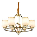GobekUsa Luxe Jade Chandelier for Living Room and Villa Hall