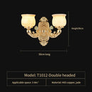 GobekUsa Luxe Jade Copper Living Room Chandelier