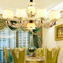 GobekUsa Luxe Jade Copper Living Room Chandelier