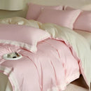 GobekUsa Luxe Lace Bedding Set: 1000TC Egyptian Cotton Duvet, Sheet, Pillowcases