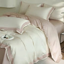 GobekUsa Luxe Lace Bedding Set: 1000TC Egyptian Cotton Duvet, Sheet, Pillowcases