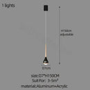 GobekUsa Luxe Loft Chandelier: Nordic Modern Style for Living Room, Hotel, or Apartment