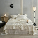GobekUsa Luxe Lyocell Jacquard Summer Blanket with Mulberry Silk Fill Comforter