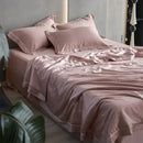 GobekUsa Luxe Lyocell Jacquard Summer Blanket with Mulberry Silk Fill Comforter