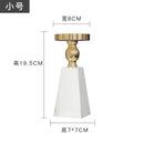 GobekUsa Luxe Marble Candle Holder - Modern Minimalist Style