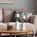 GobekUsa Luxe Marble Candle Holder - Modern Minimalist Style