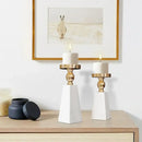 GobekUsa Luxe Marble Candle Holder - Modern Minimalist Style