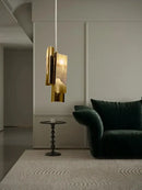 GobekUsa Luxe Marble Pendant Light: LED Bronze Hanging Lamp for Kitchen Island, Dining Table