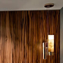 GobekUsa Luxe Marble Pendant Light: LED Bronze Hanging Lamp for Kitchen Island, Dining Table