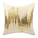 GobekUsa Luxe Metallic Stripes Velvet Cushion Cover: Midcentury Modern Throw Pillow Case