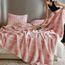 GobekUsa Luxe Milk Velvet Blanket: Thick & Cozy Faux Fur Throw for Home & Office