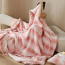 GobekUsa Luxe Milk Velvet Blanket: Thick & Cozy Faux Fur Throw for Home & Office