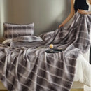 GobekUsa Luxe Milk Velvet Blanket: Thick & Cozy Faux Fur Throw for Home & Office