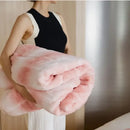 GobekUsa Luxe Milk Velvet Blanket: Thick & Cozy Faux Fur Throw for Home & Office