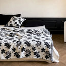 GobekUsa Luxe Mink Fur Jacquard Throw: Cozy Warmth & Style