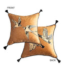 GobekUsa Luxe Oriental Floral Decorative Pillow Case: Traditional Elegance for Sofa Bed
