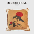 GobekUsa Luxe Oriental Floral Decorative Pillow Case: Traditional Elegance for Sofa Bed
