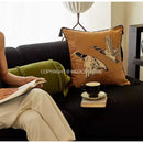 GobekUsa Luxe Oriental Floral Decorative Pillow Case: Traditional Elegance for Sofa Bed