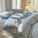 GobekUsa Luxurious 2024 Grid Lattice Bedding Set