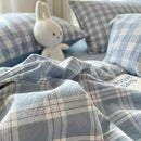 GobekUsa Luxurious 2024 Grid Lattice Bedding Set