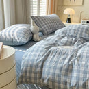 GobekUsa Luxurious 2024 Grid Lattice Bedding Set