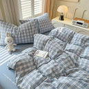 GobekUsa Luxurious 2024 Grid Lattice Bedding Set